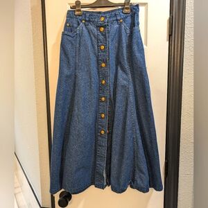Escada vintage jeans skirt